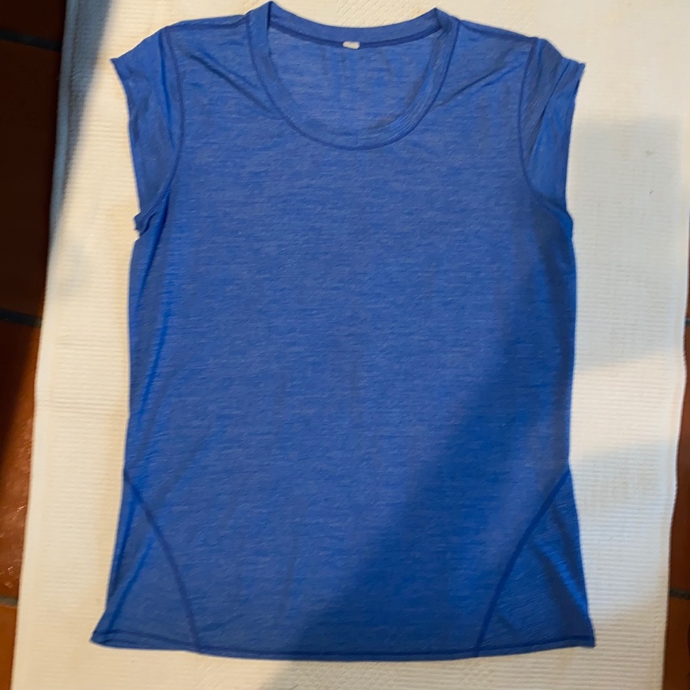 Lulu lemon cap sleeve sweat wick cap sleeve